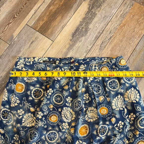 Blue and yellow floral skirt| Bloomingdales plus size |Midi - Picture 3 of 6
